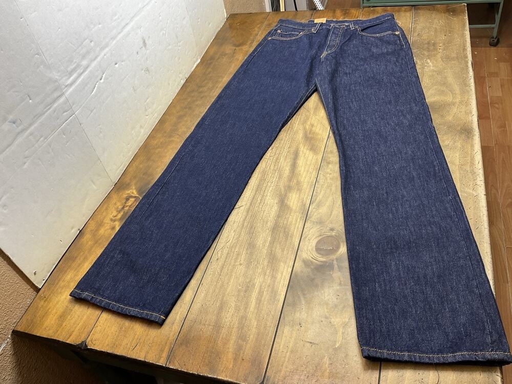 Levi's 501 Original Blue Jeans Men's 33x36 Straight Leg Button Fly NEW